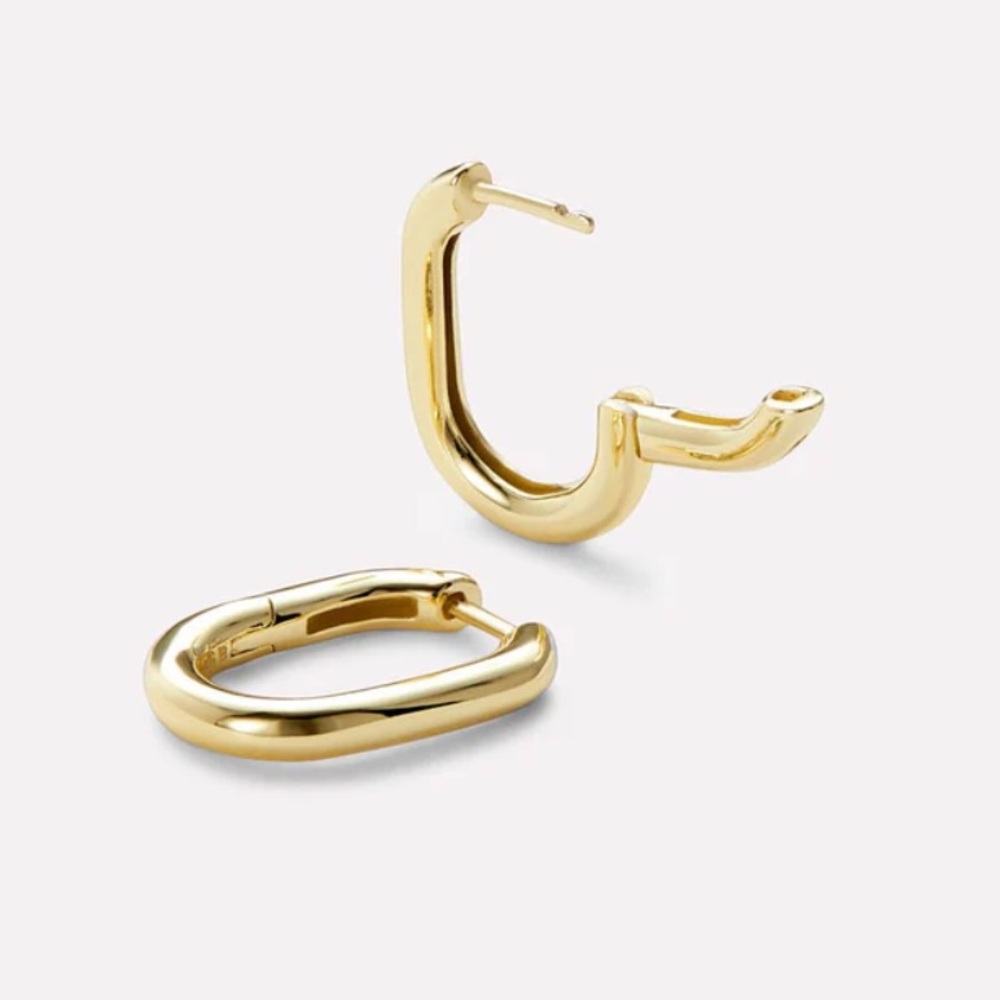 Ana Luisa Rox Small Gold Hoop Earrings